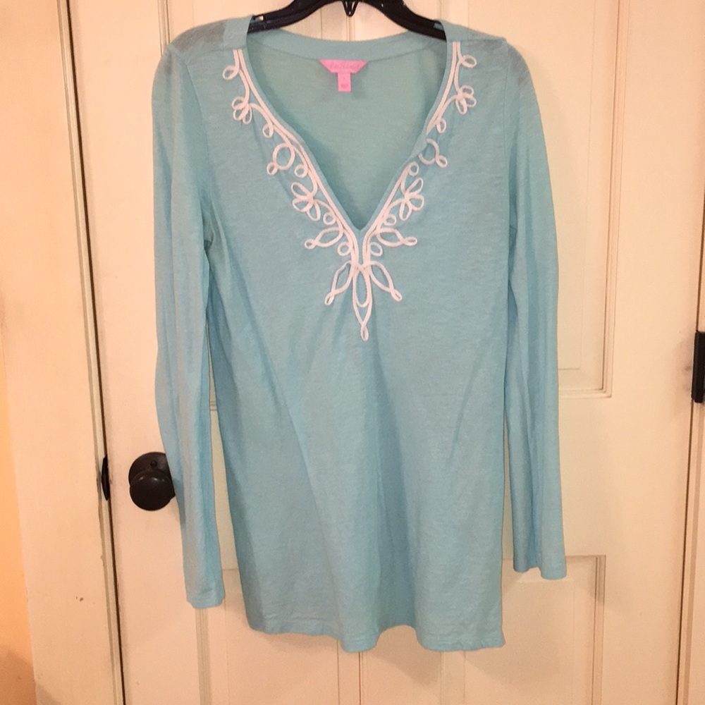 Lilly Pulitzer embroidered tunic